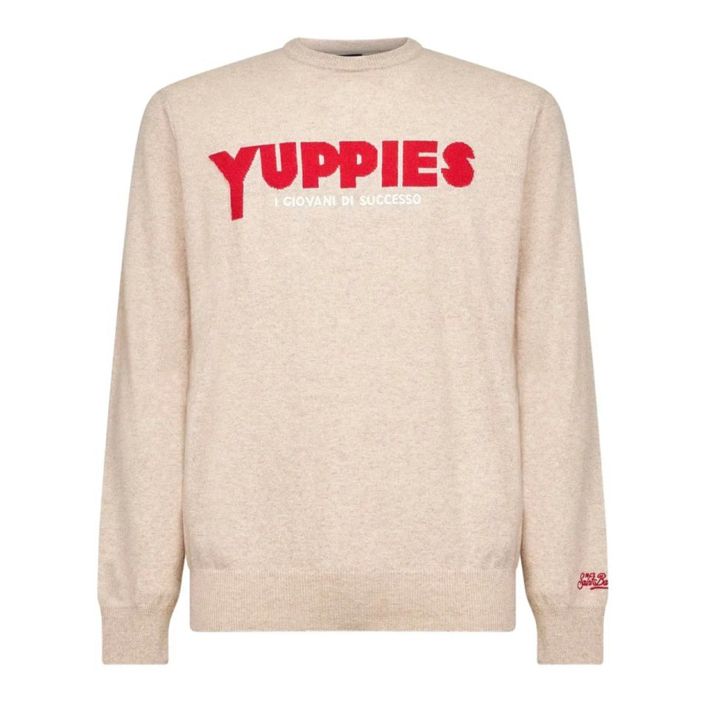 Men's 'Jacquard-Lettering' Sweater