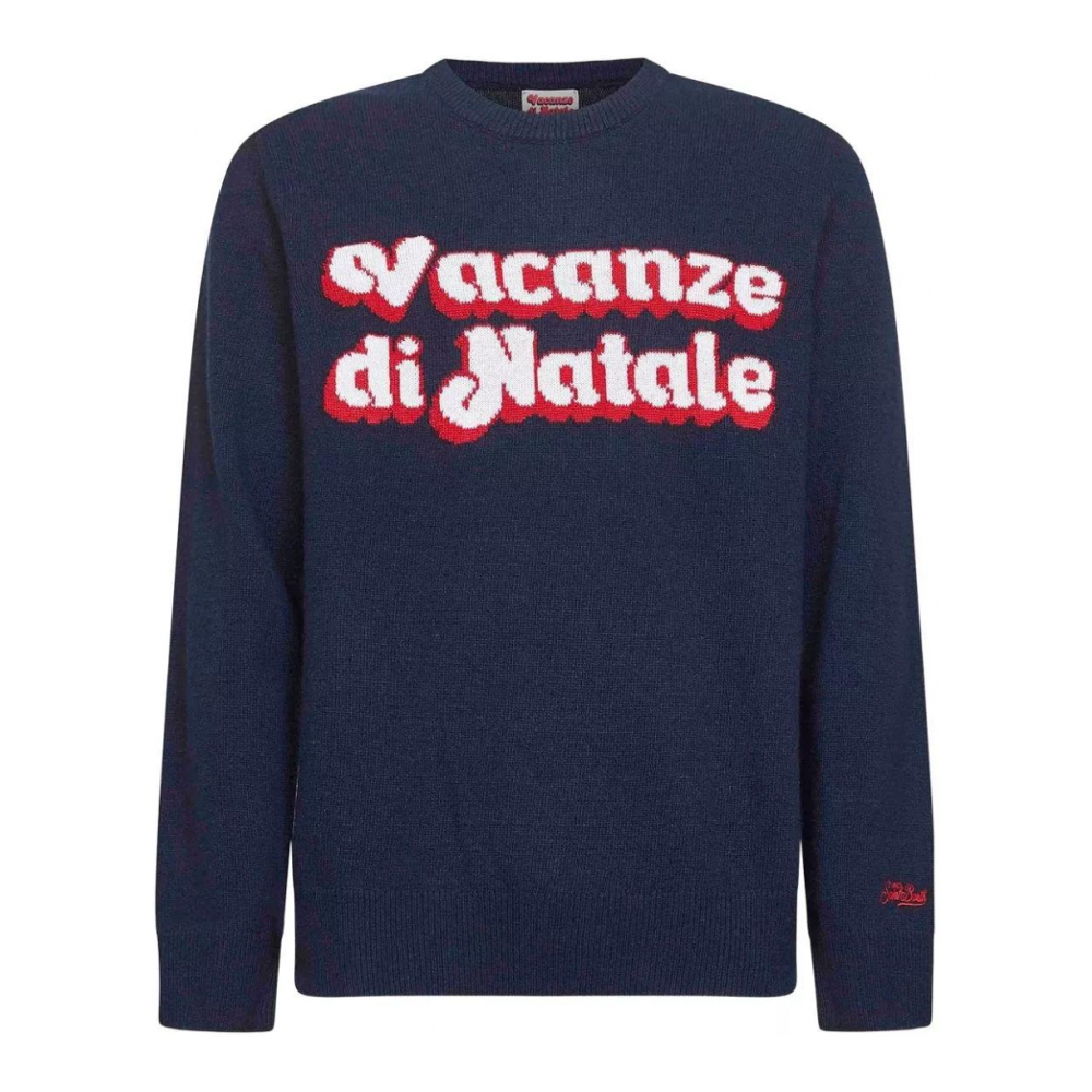 Sweatshirt 'Vacanze Di Natale Logo Jacquard' pour Hommes