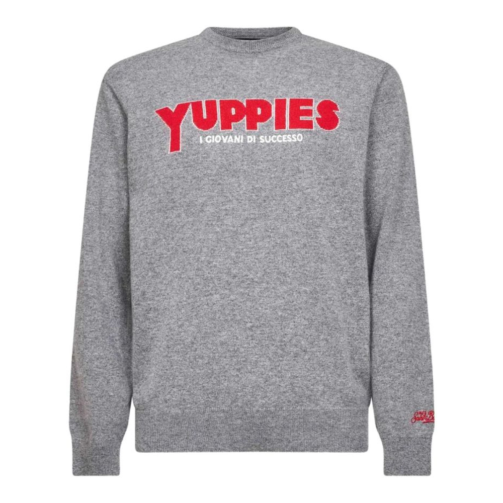 Men's 'Jacquard-Embroidery' Sweater