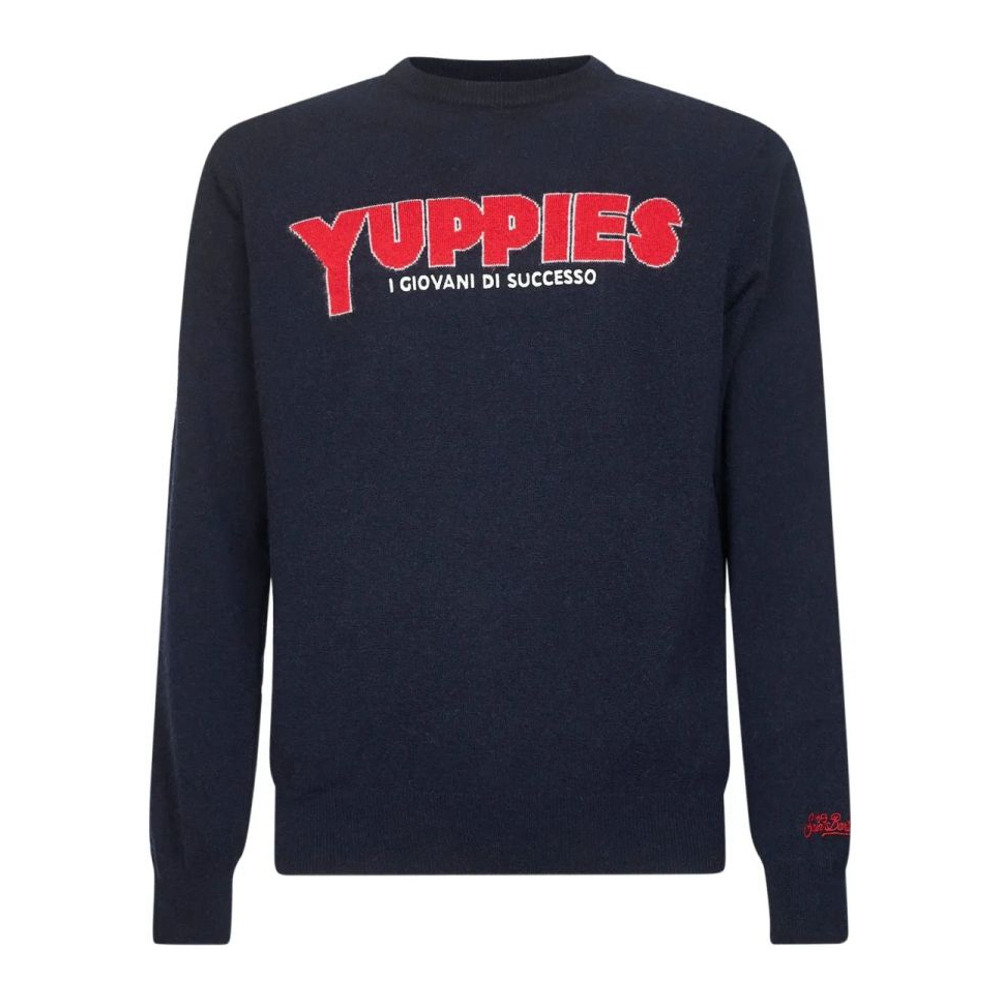 Men's 'Jacquard-Lettering' Sweater