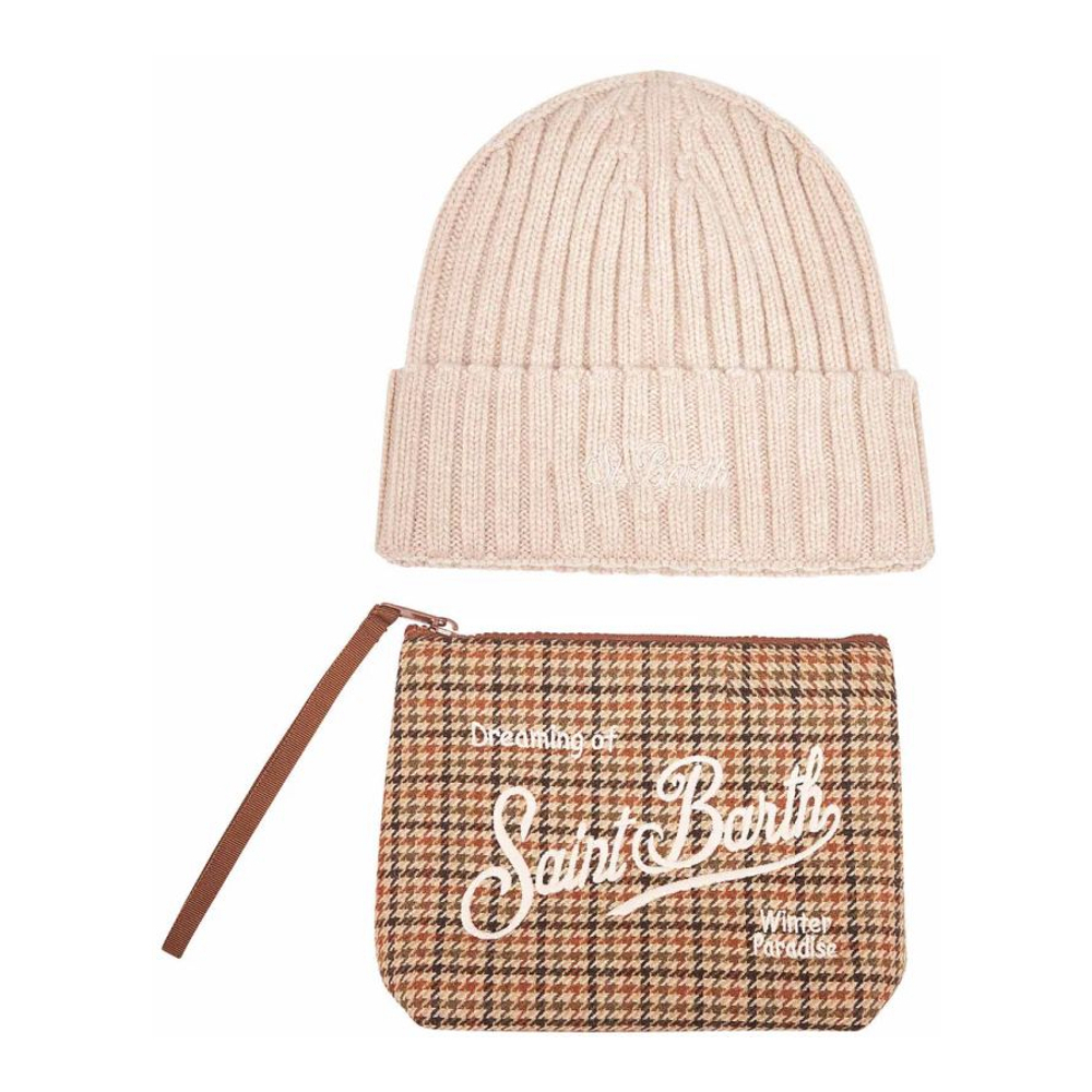 Men's 'Christmas Box' Beanie & Pouch Set - 2 Pieces