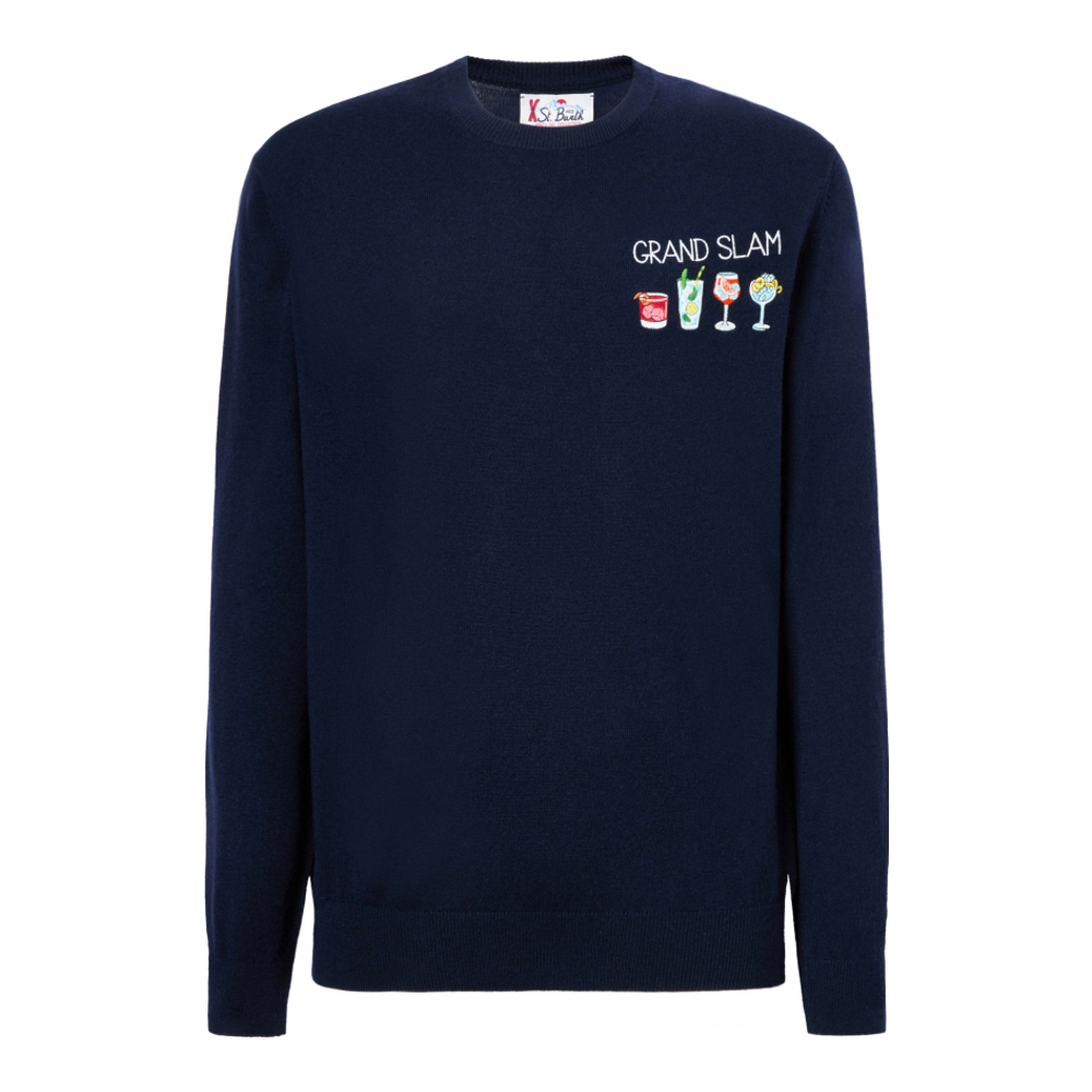 Men's 'Heron Light With Grand Slam Embroidery' Sweater