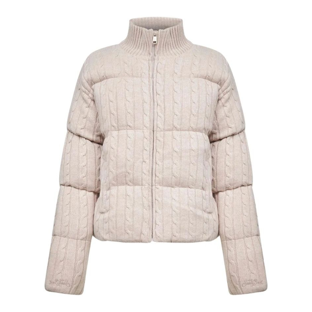 Manteau 'Cable-Knit Quilted' pour Femmes