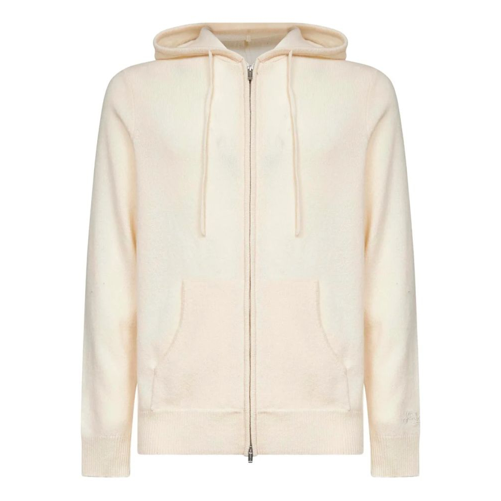 Sweatshirt à capuche  'Drawstring Kangaroo-Pocket Zip' pour Hommes