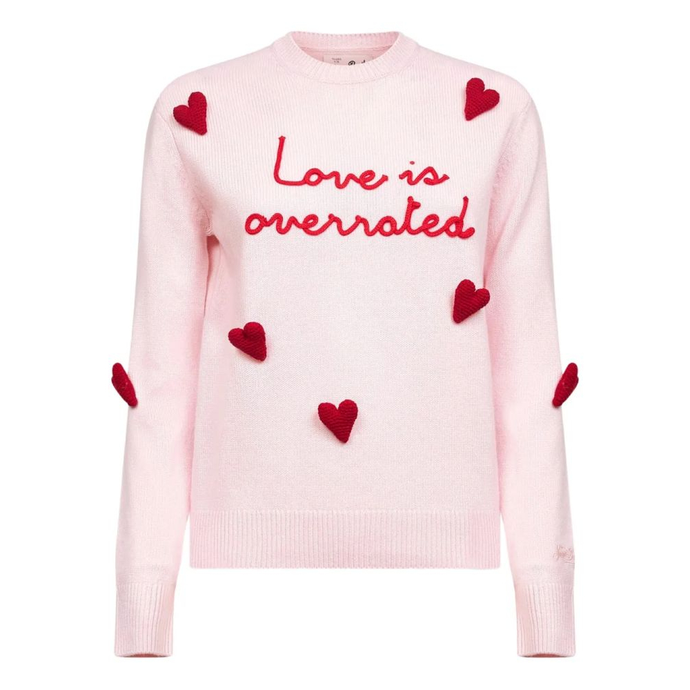 Pull 'Crochet-Hearts Embroidered' pour Femmes
