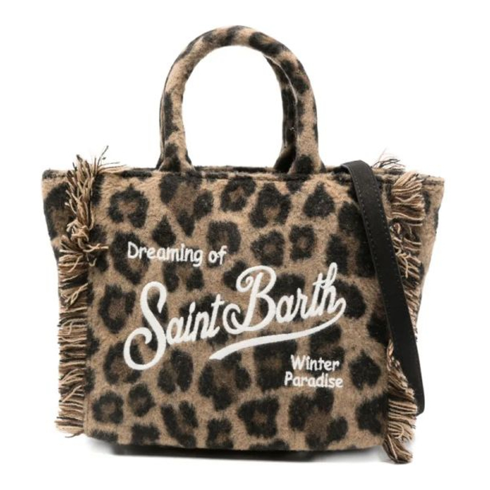 Sac Cabas 'Leopard-Print Logo-Print' pour Femmes