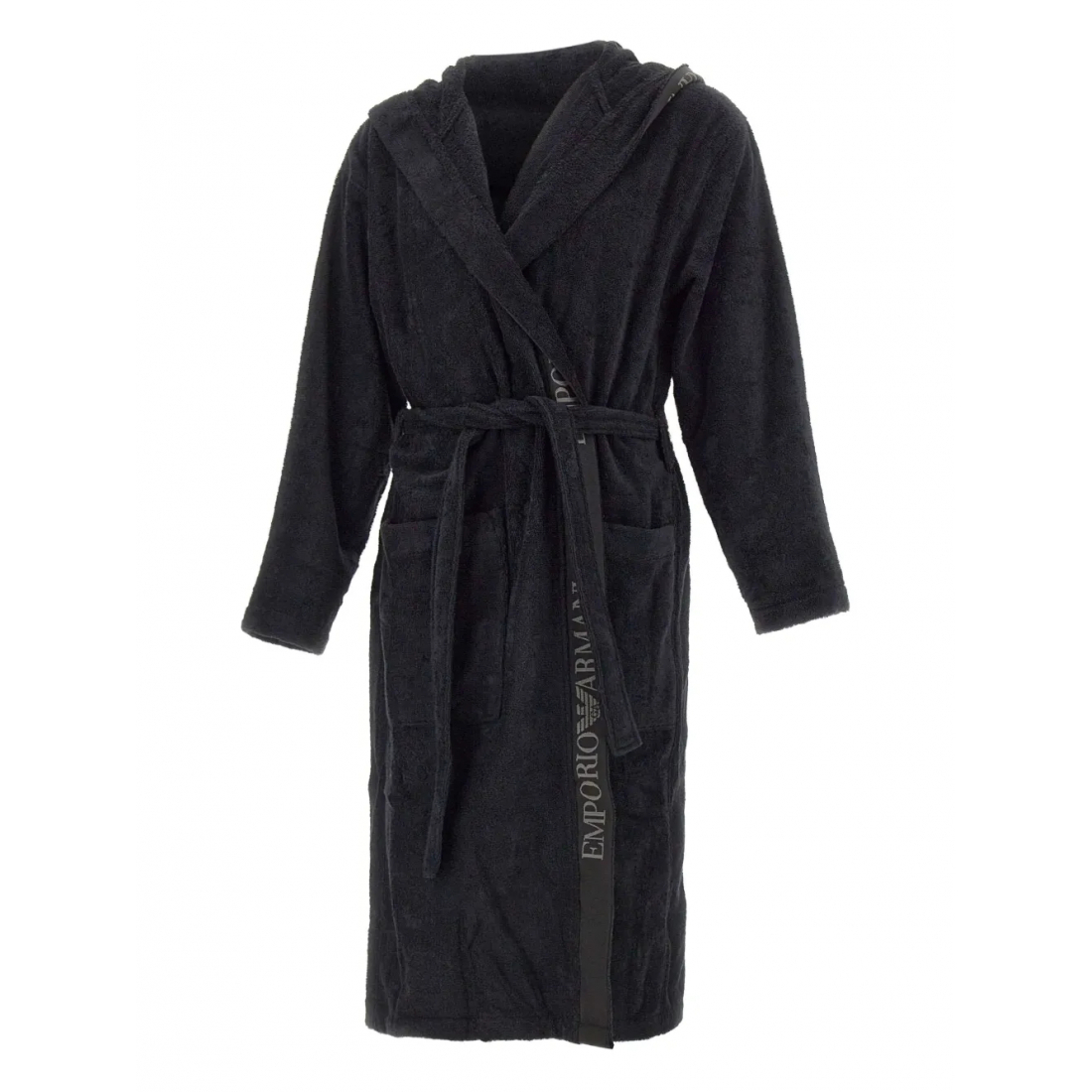 Peignoir 'Logo-Trim Hooded' pour Hommes