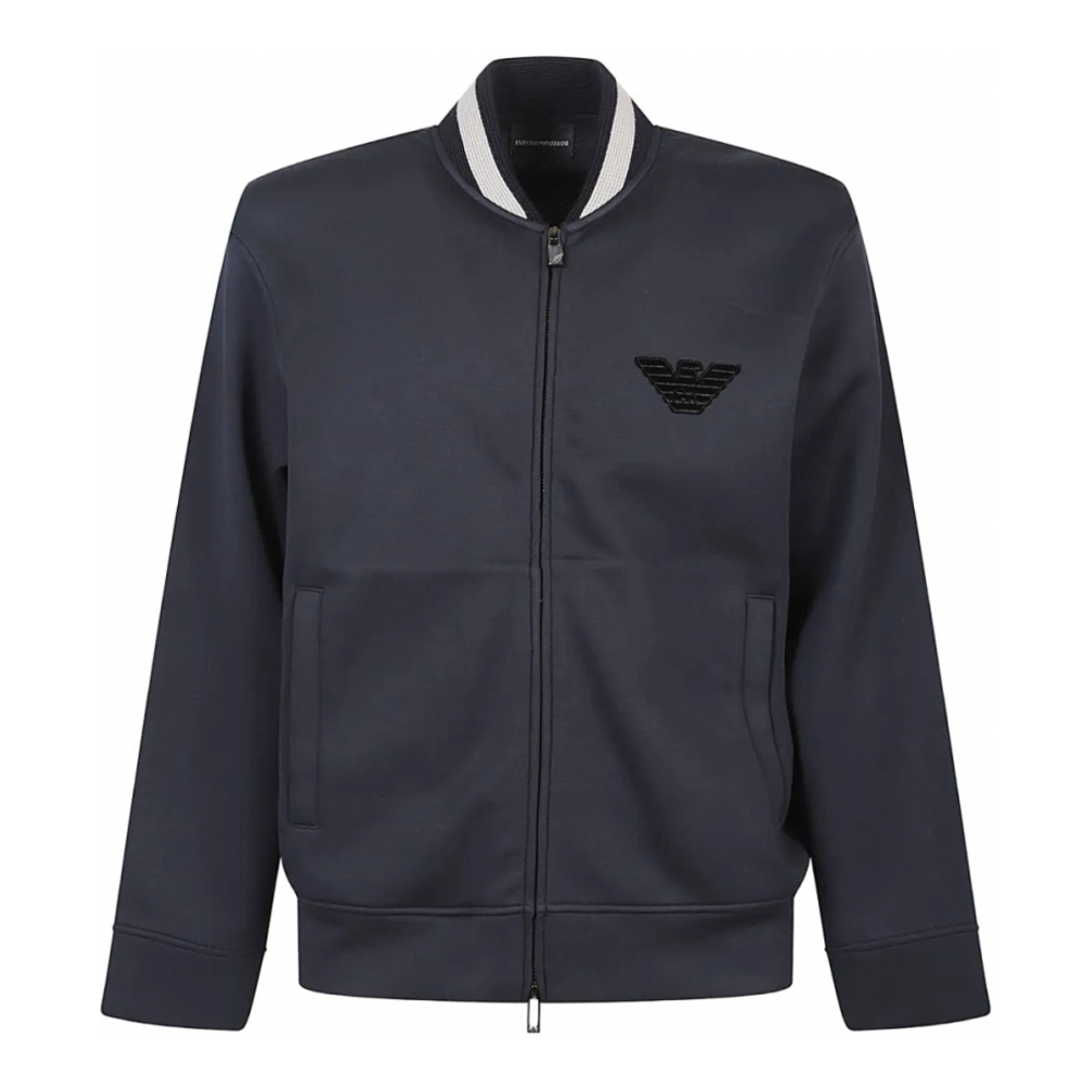 Men's 'Eagle-Emblem Zip-Up' Bomber Jacket