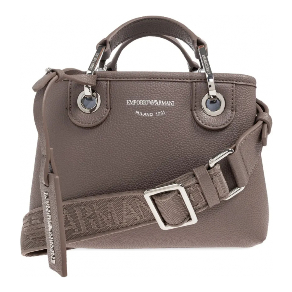 'Small Logo-Plaque Top-Handle' Tote Handtasche für Damen