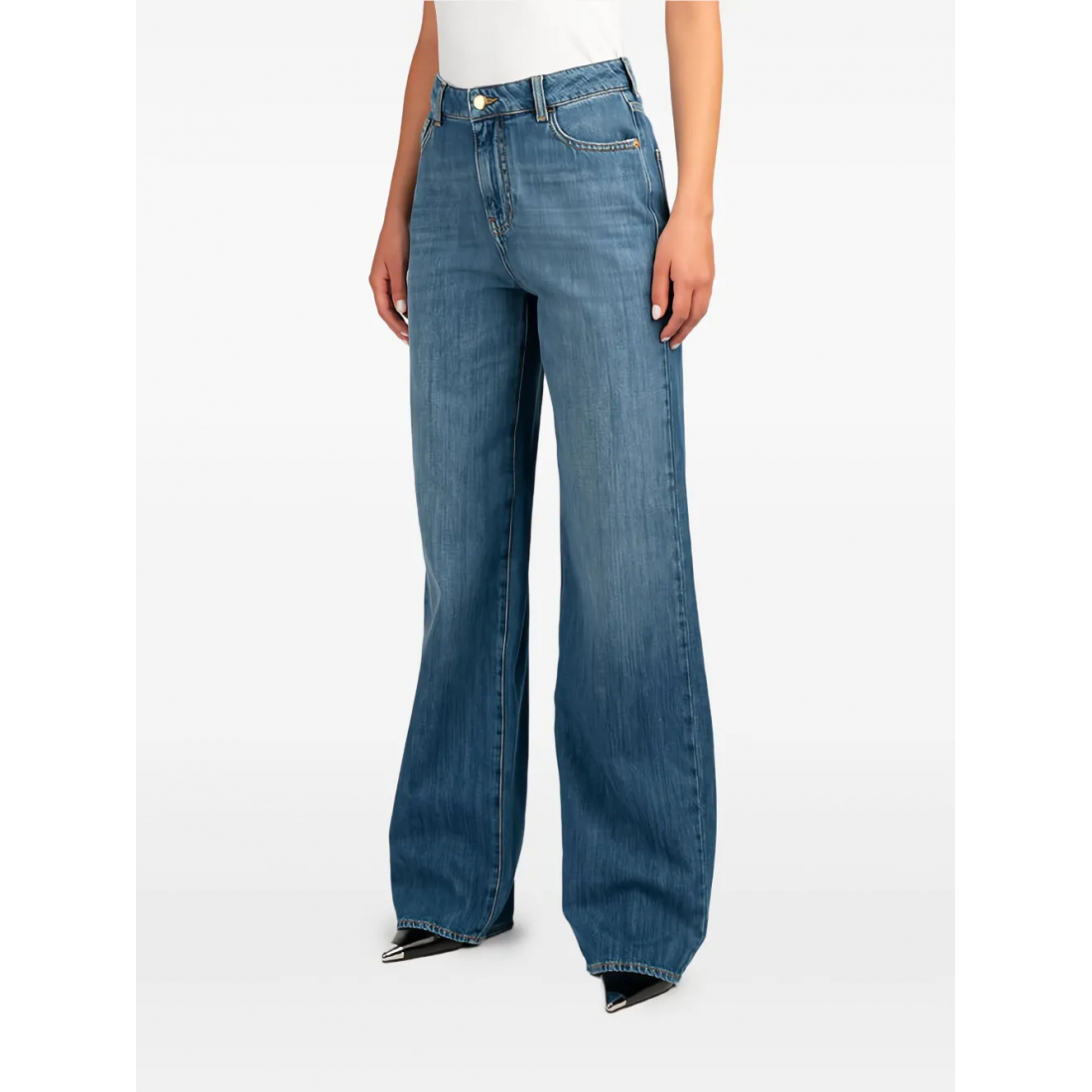 Women's 'Logo-Plaque' Jeans