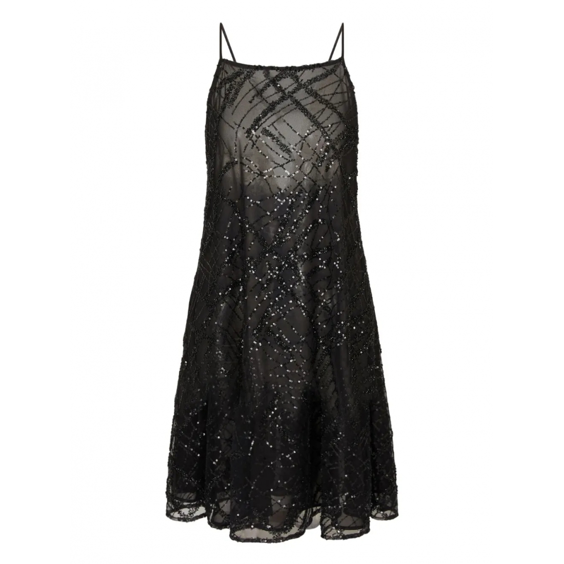 Robe mini 'Sequin-Embellished Backless' pour Femmes