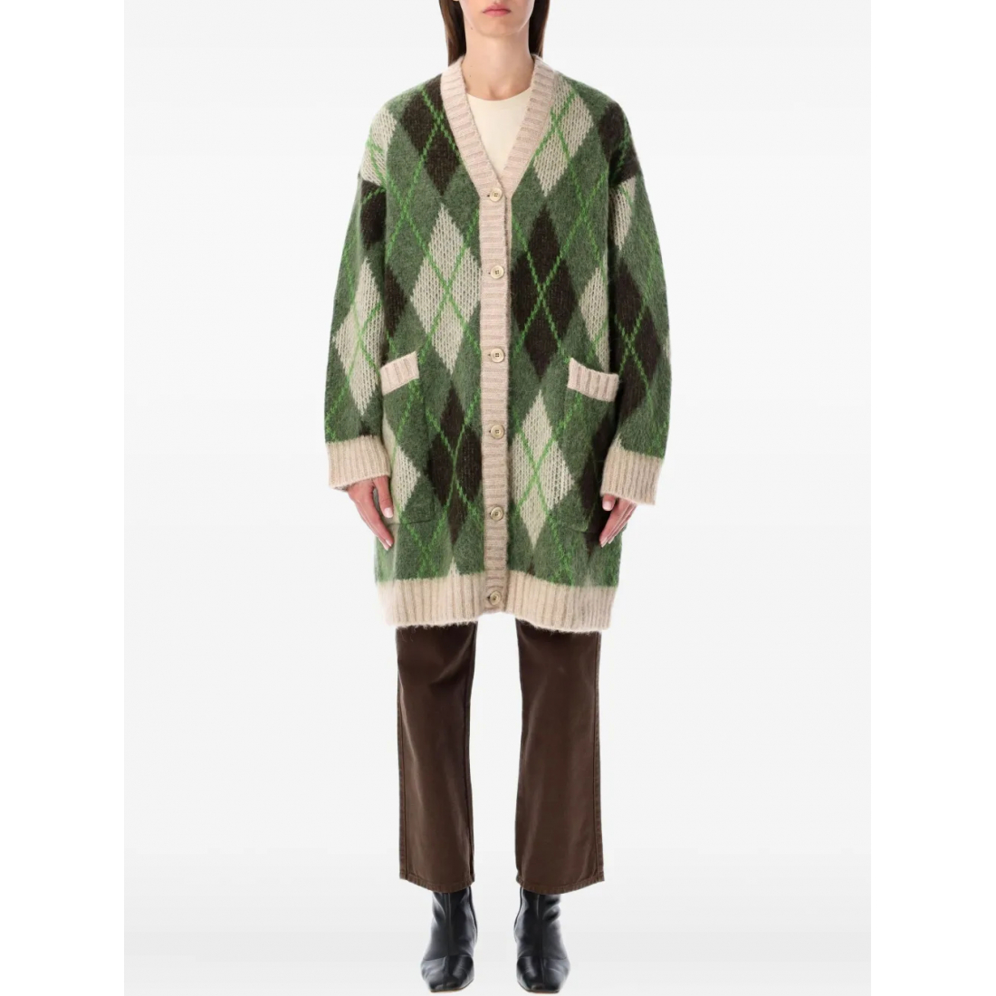 Manteau 'Argyle Pocket' pour Femmes