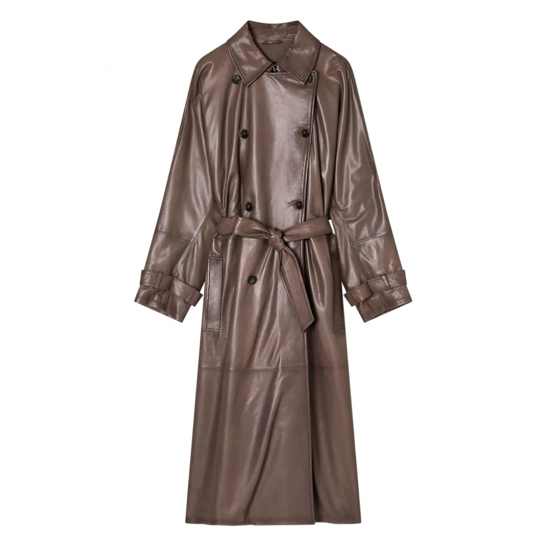 'Double-Breasted Belted' Trenchcoat für Damen
