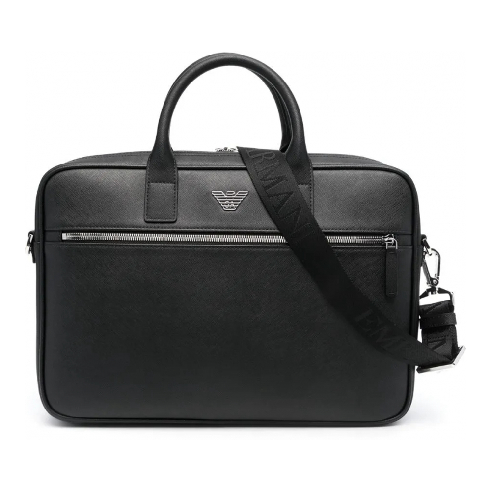 'Logo-Plaque' Laptoptasche für Herren