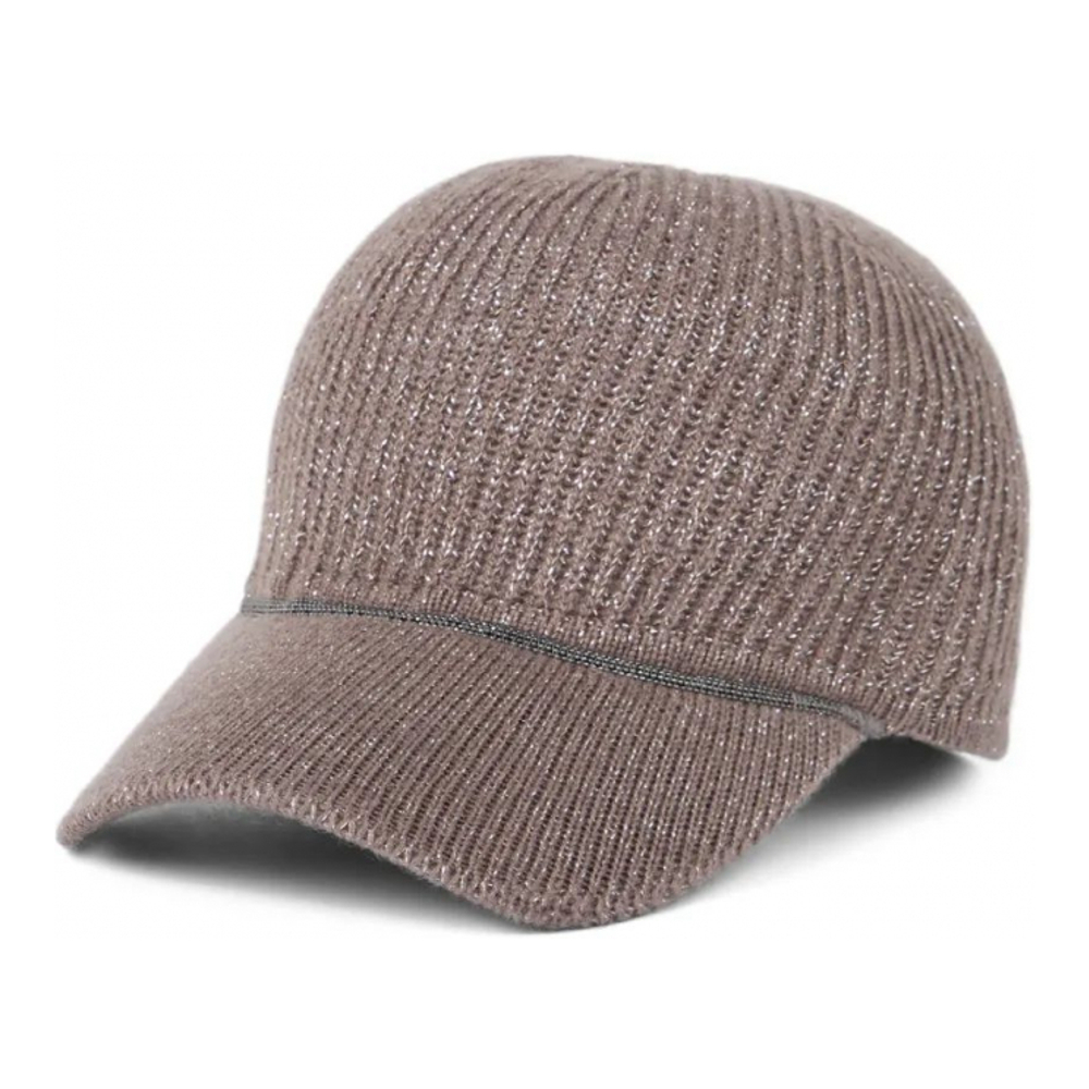 'Lurex-Ribbed' Kappe für Damen