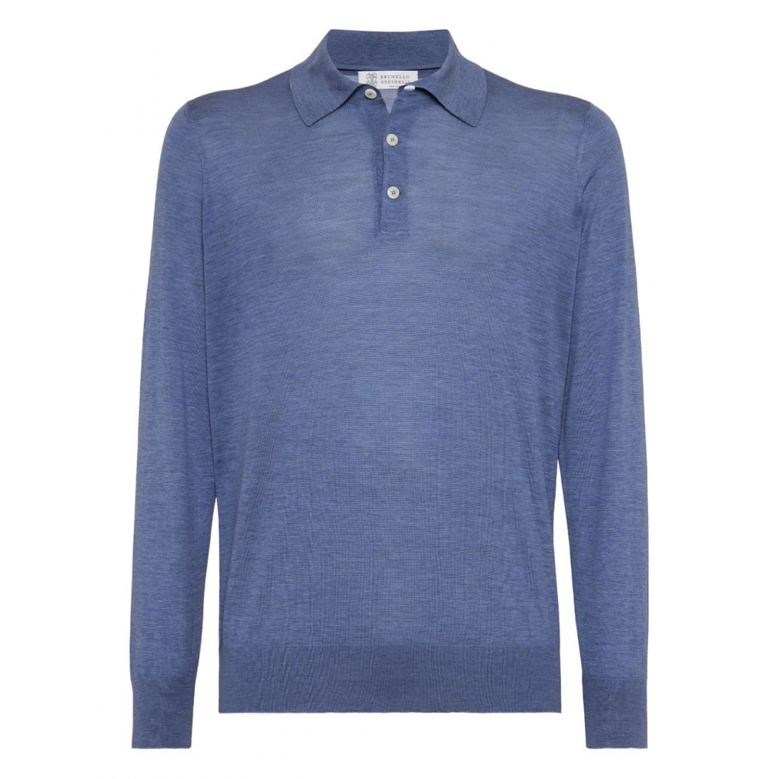 'Lightweight Knitted' Langärmeliges Poloshirt für Herren