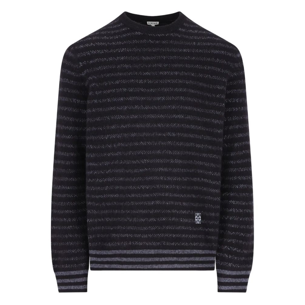 Pull 'Striped Logo-Embroidered' pour Hommes