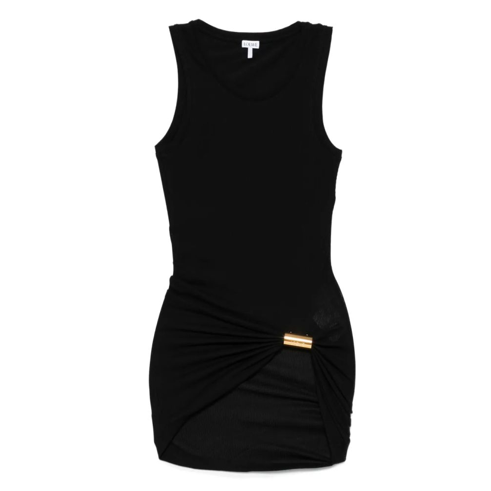 Haut sans manches 'Ribbed Clasp-Detail' pour Femmes