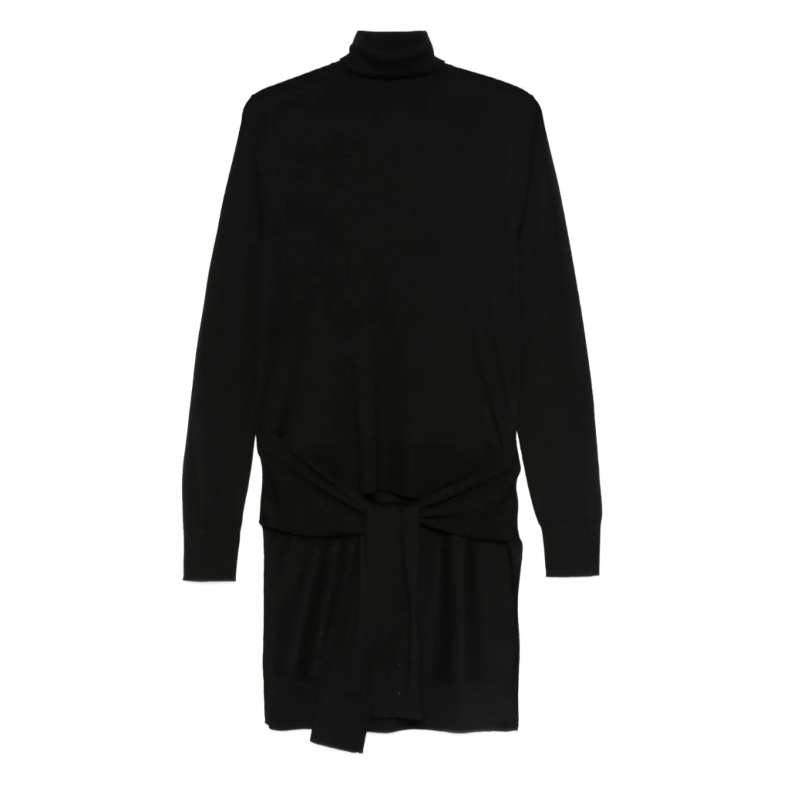 Robe mini 'Double-Sleeve Tie-Front' pour Femmes