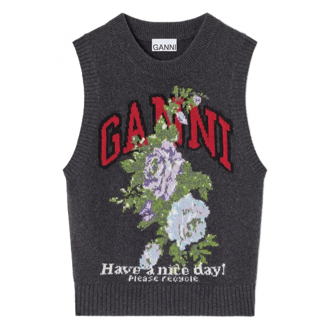 Gilet 'Floral-Logo' pour Femmes