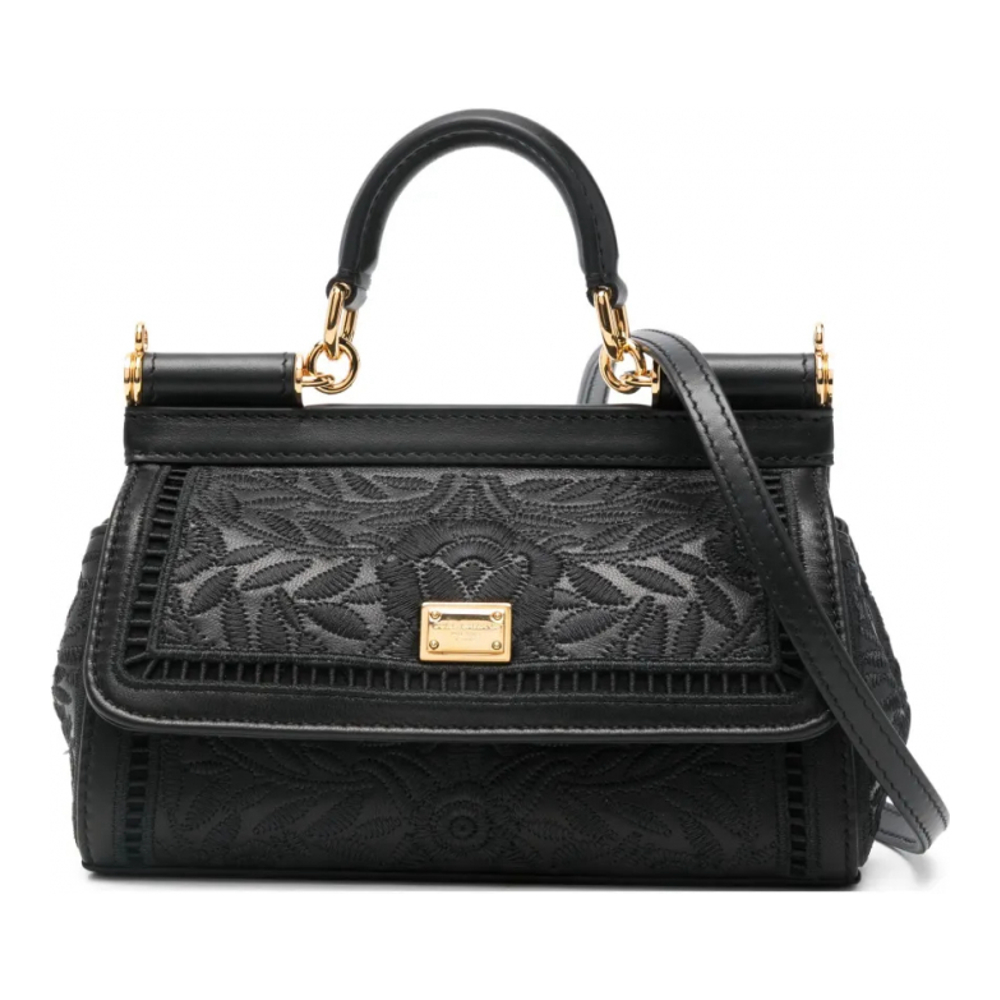 Women's 'Small Sicily Floral-Embroidered' Tote Bag