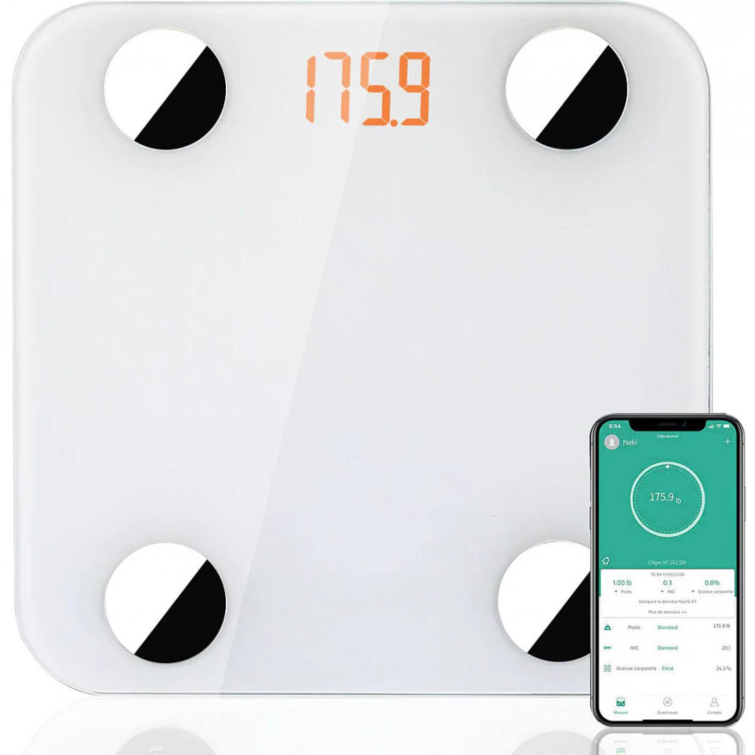 'Bluetooth' Digital Scale