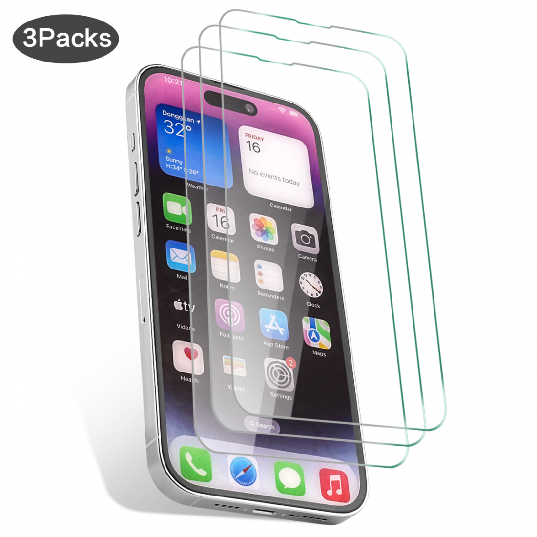 Pack De 3 Verres Trempes