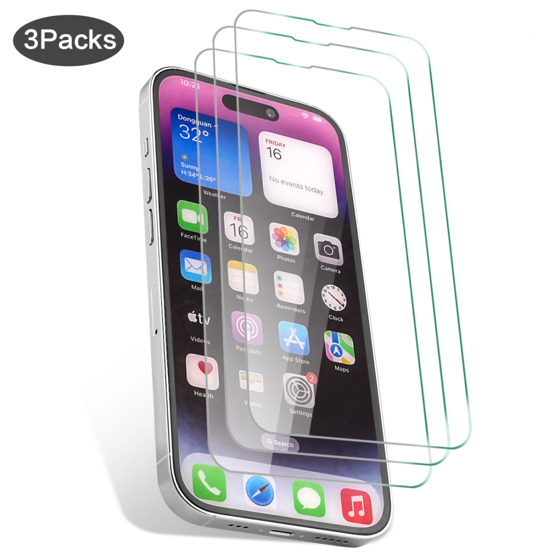 Pack De 3 Verres Trempes