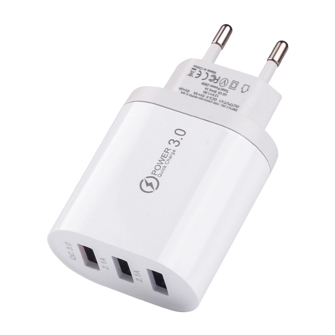 3-Port USB Mains Charger