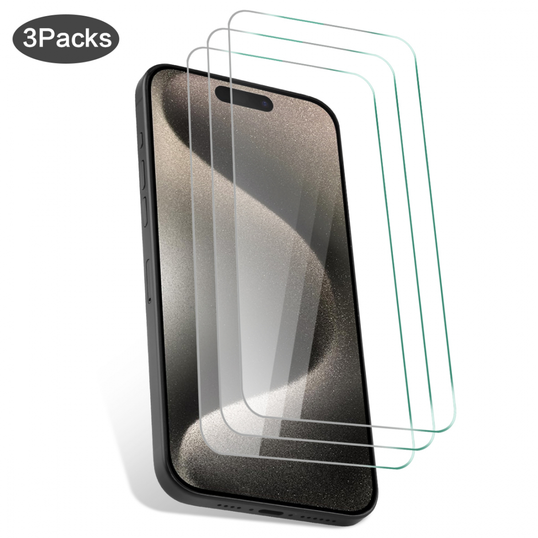 Pack De 3 Verres Trempes Iphone 15 Pro
