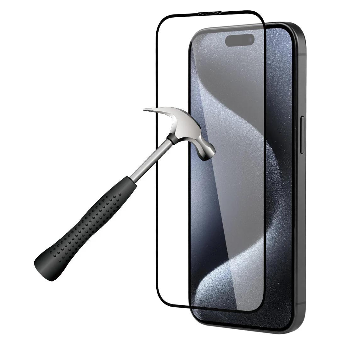 Film De Protection En Verre Trempé Platyne Pour Iphone 15Promax - Anti-Poussière, Sans Bulles Et Haute Résistance