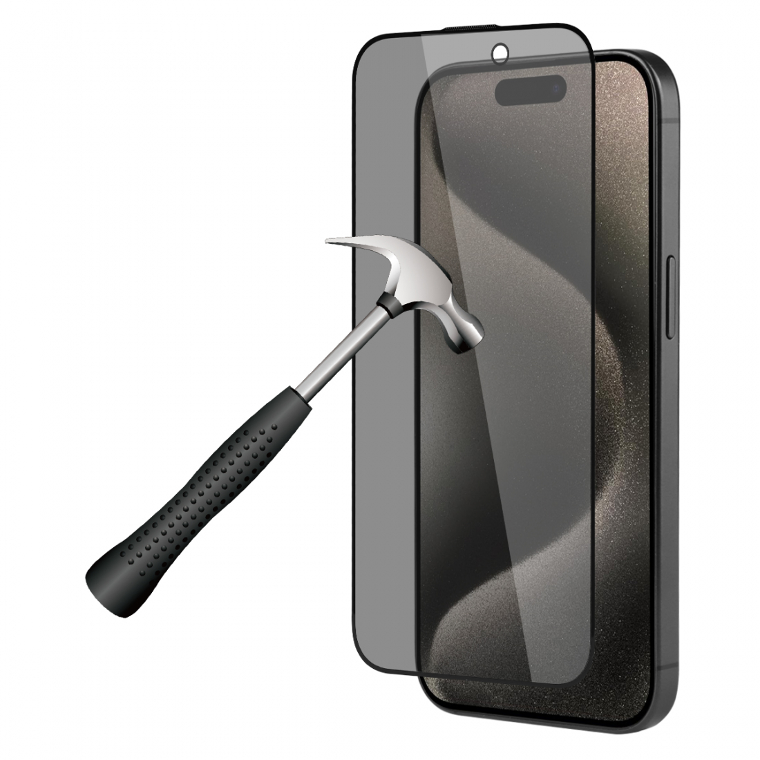 Platyne Displayschutz aus gehärtetem Glas für iPhone 15 Pro – staubdicht, blasenfrei und hohe Widerstandsfähigkeit