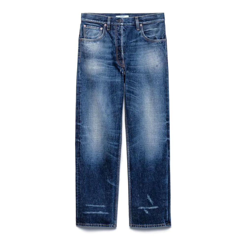 Jeans 'Five-Pocket Washed' pour Femmes