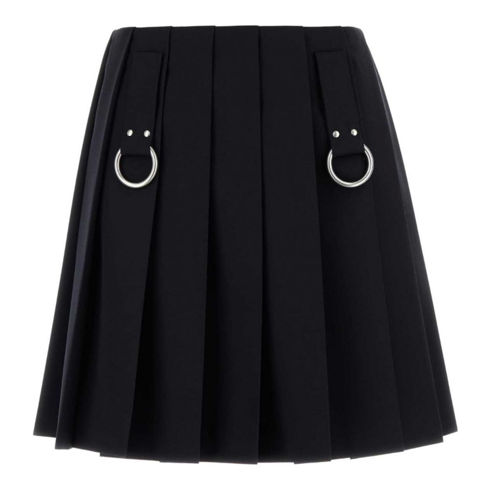 Women's 'Ring Detailed Pleated' Mini Skirt