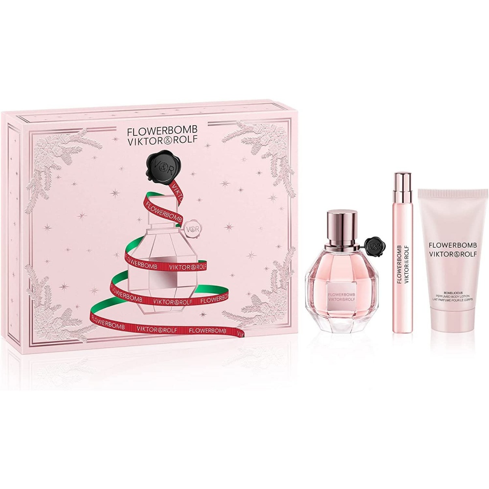 Coffret de parfum 'Flowerbomb' - 3 Pièces