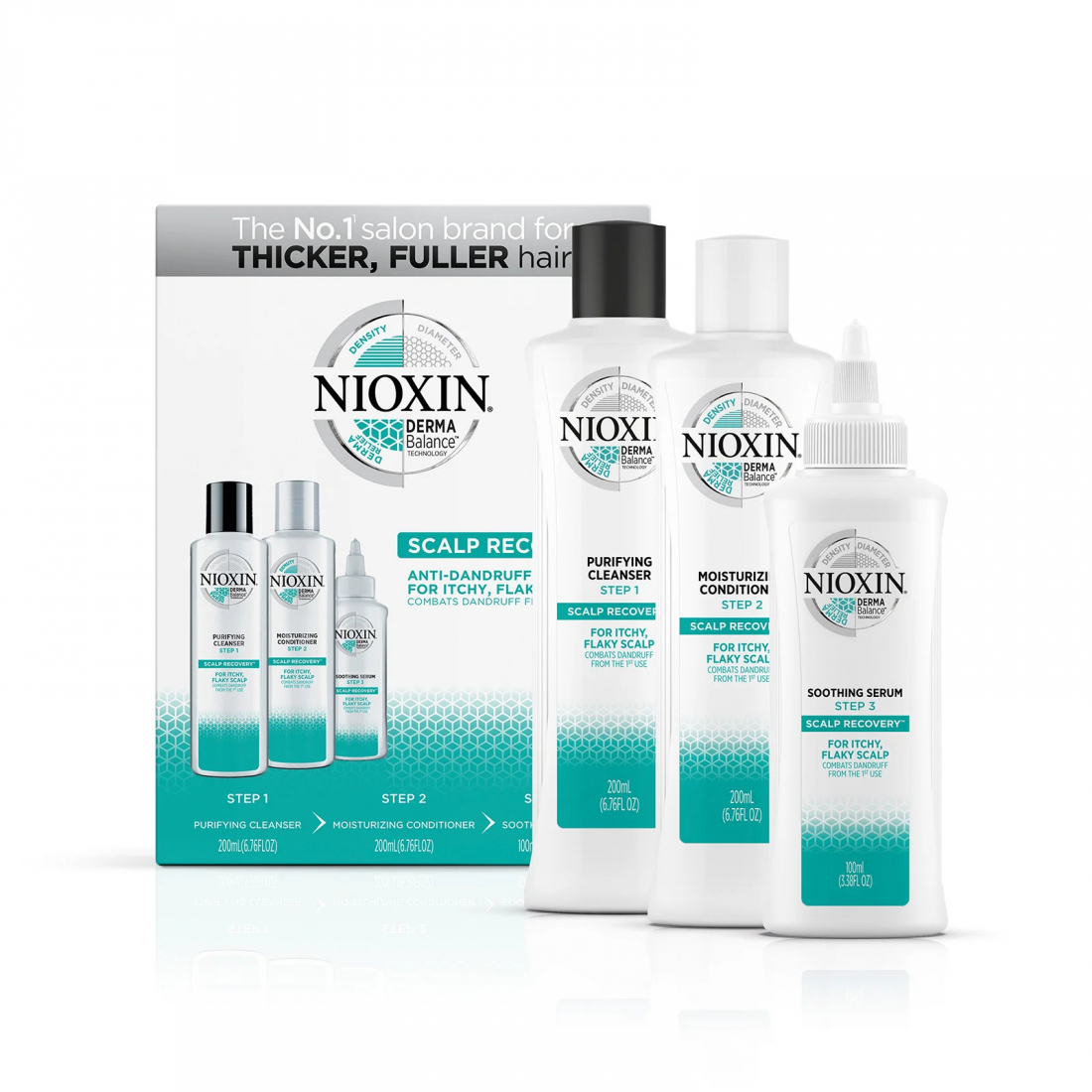 Set de soins capillaires 'Scalp Recovery Anti-Dandruff' - 3 Pièces