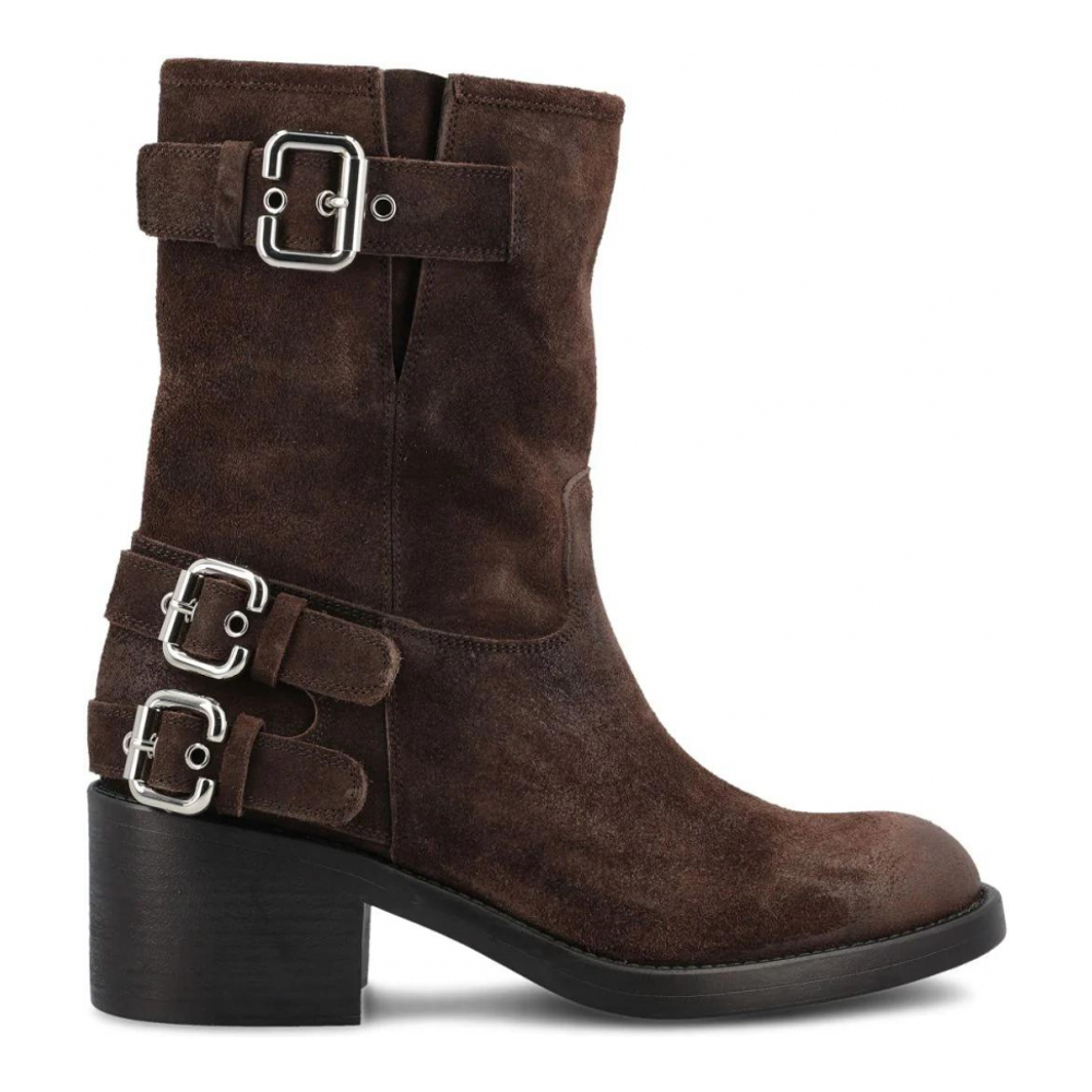 Women's 'Buckled Straps' Ankle Boots
