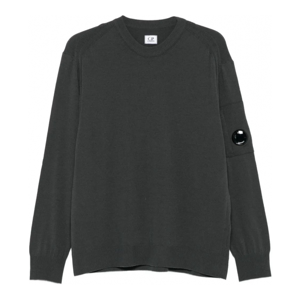 Men's 'Lens-Detail Crew-Neck' Sweater