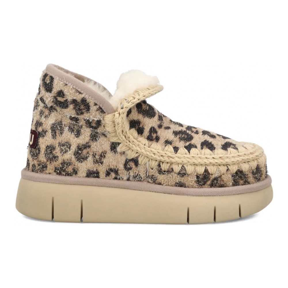 Bottines 'Leopard-Pattern Slip-On' pour Femmes