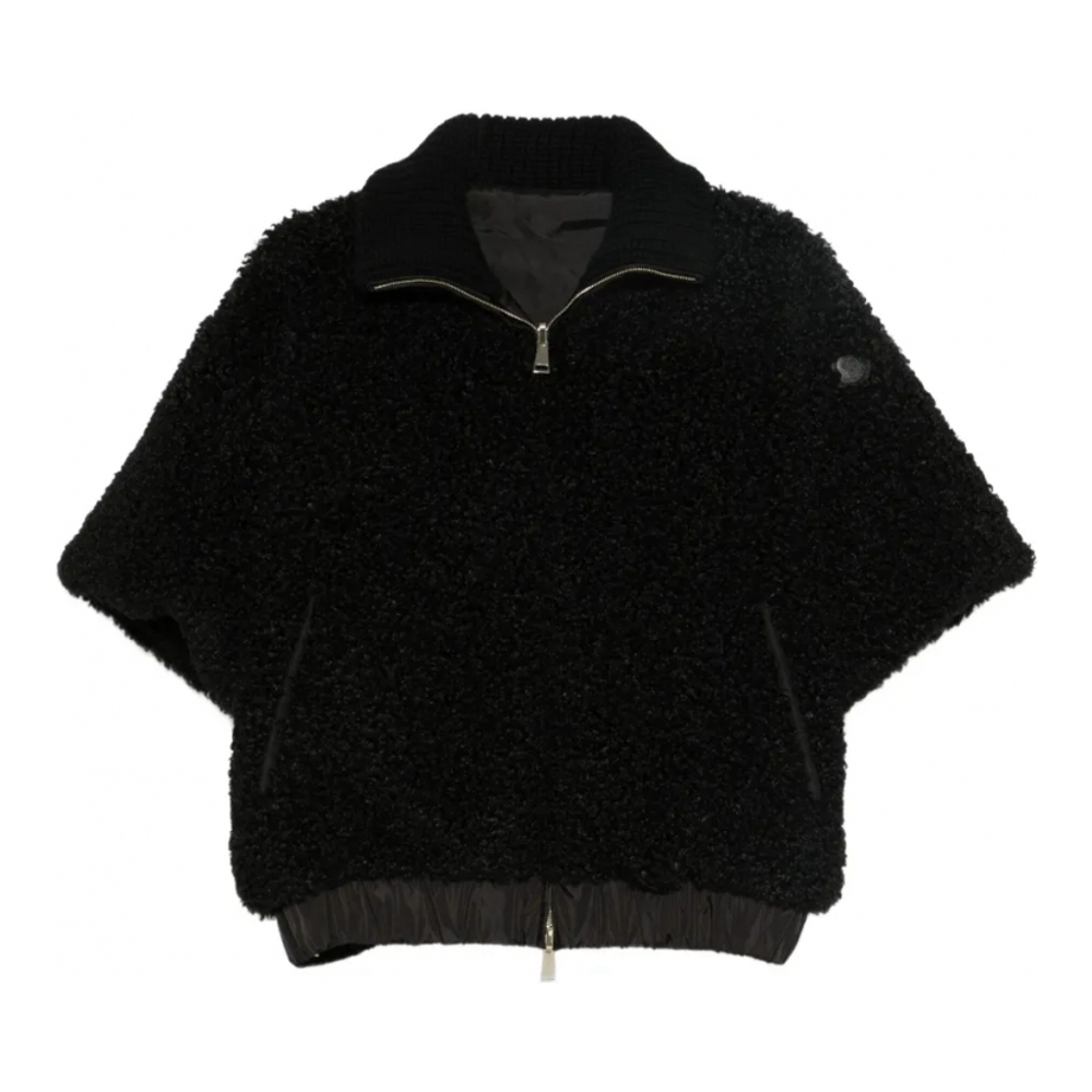 Cape 'Dual-Sided High-Collar' pour Femmes