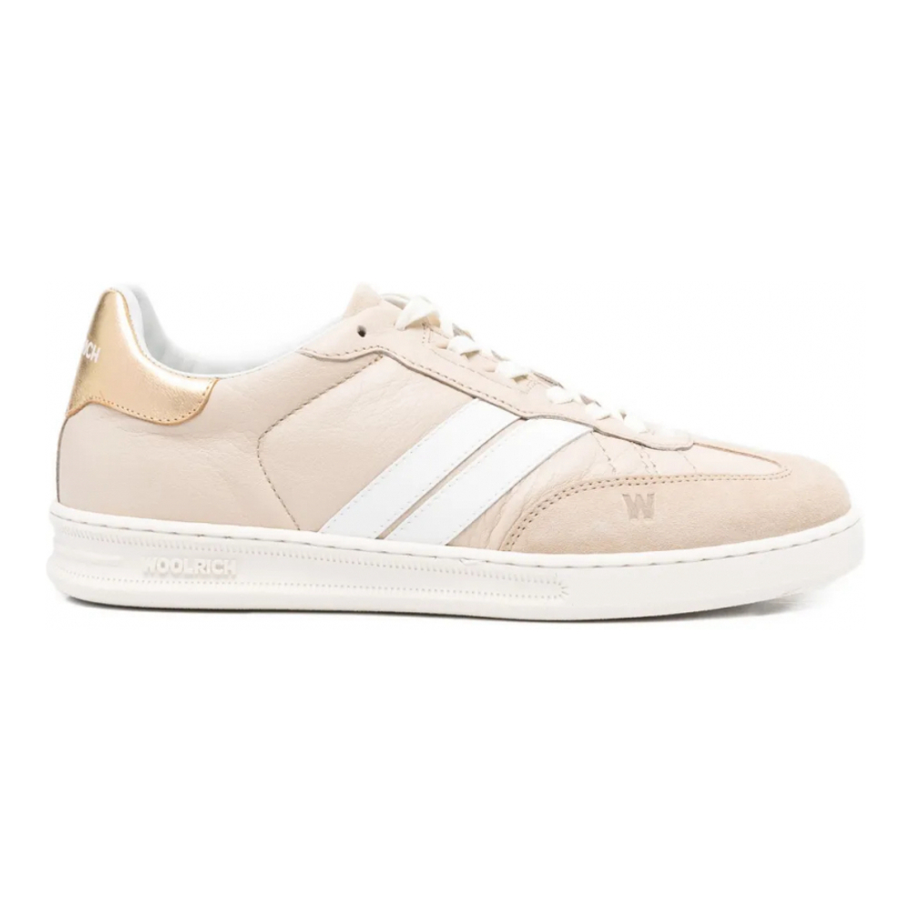 Women's 'Doubleu Leather-Stripe' Sneakers