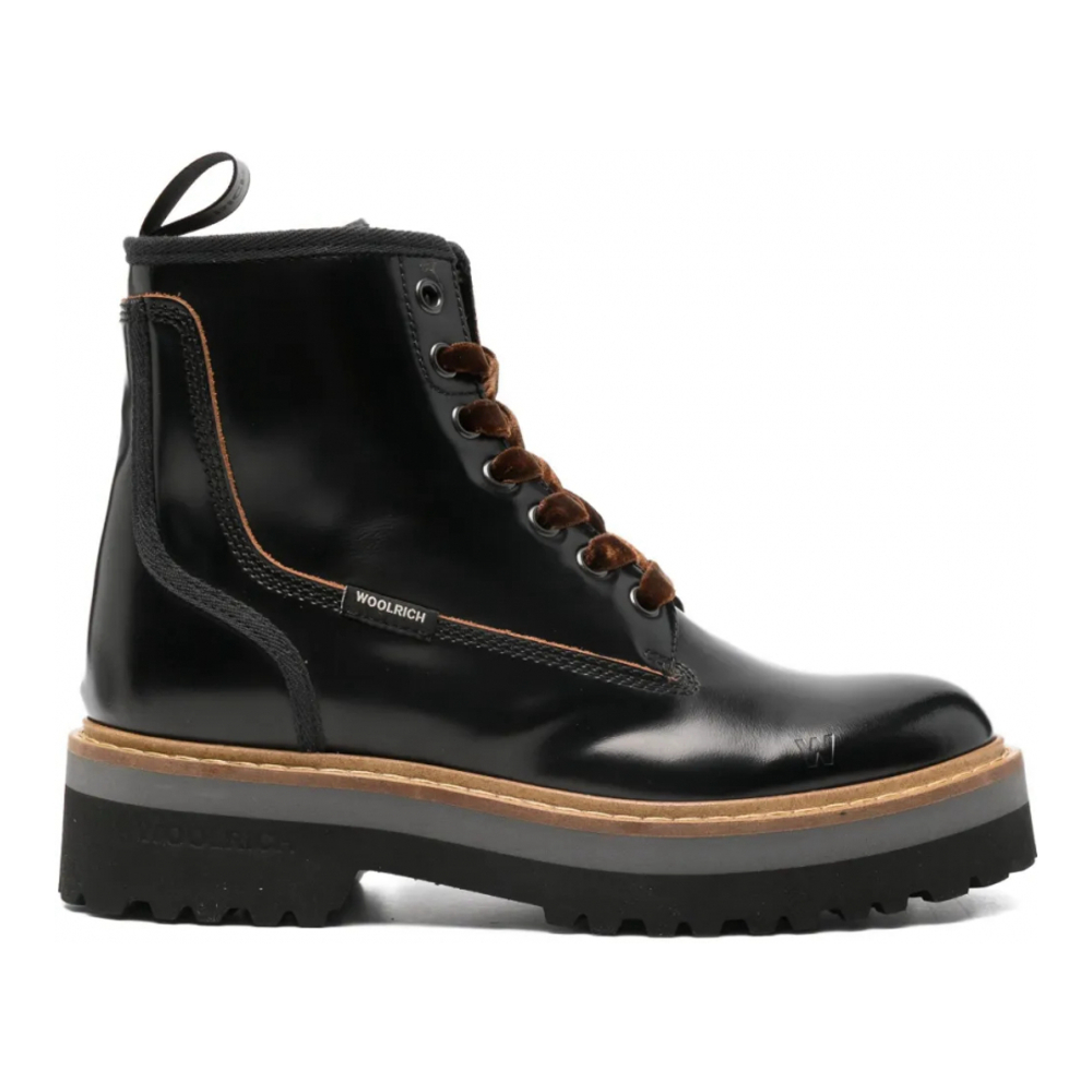 'Lace-Up' Kampfstiefel für Damen