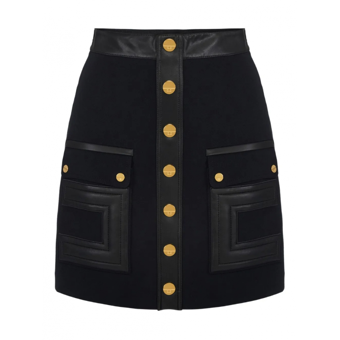 Mini Jupe 'Button-Embellished' pour Femmes