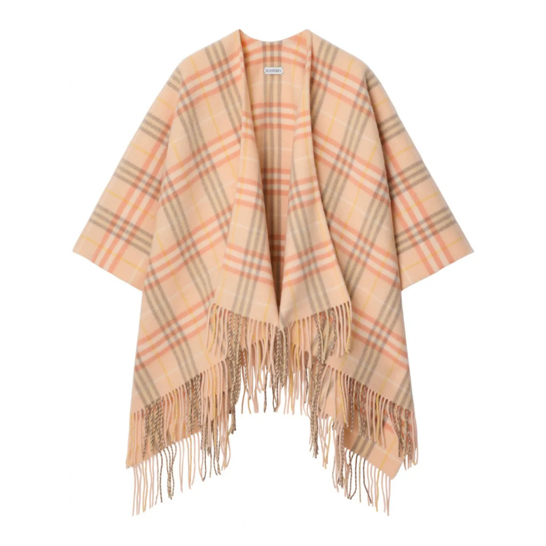 Women's 'Check-Pattern' Cape