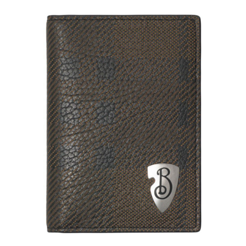 Men's 'B Shield Folding' Card case