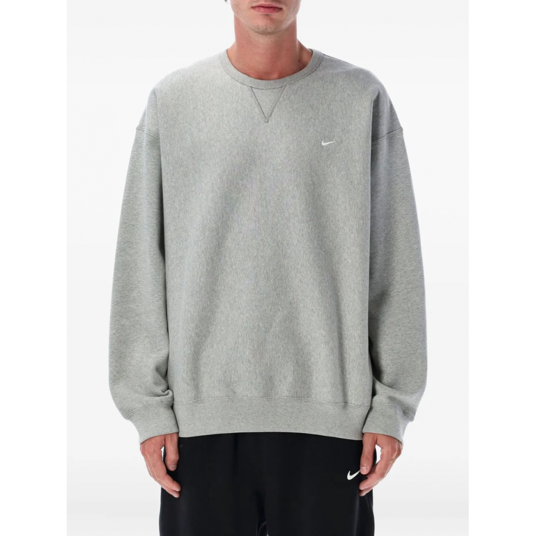 Men's 'Swoosh Embroidery Crew-Neck' Sweatshirt