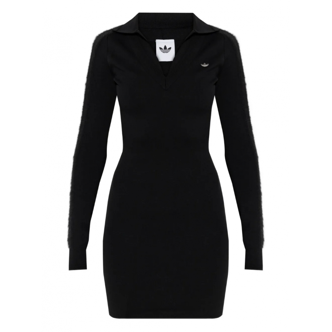 Women's 'Long-Sleeve Polo-Collar' Mini Dress