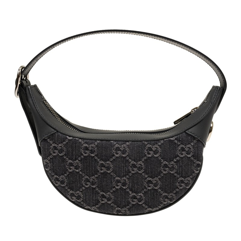 Women's 'Ophidia Monogram Denim small' Shoulder Bag