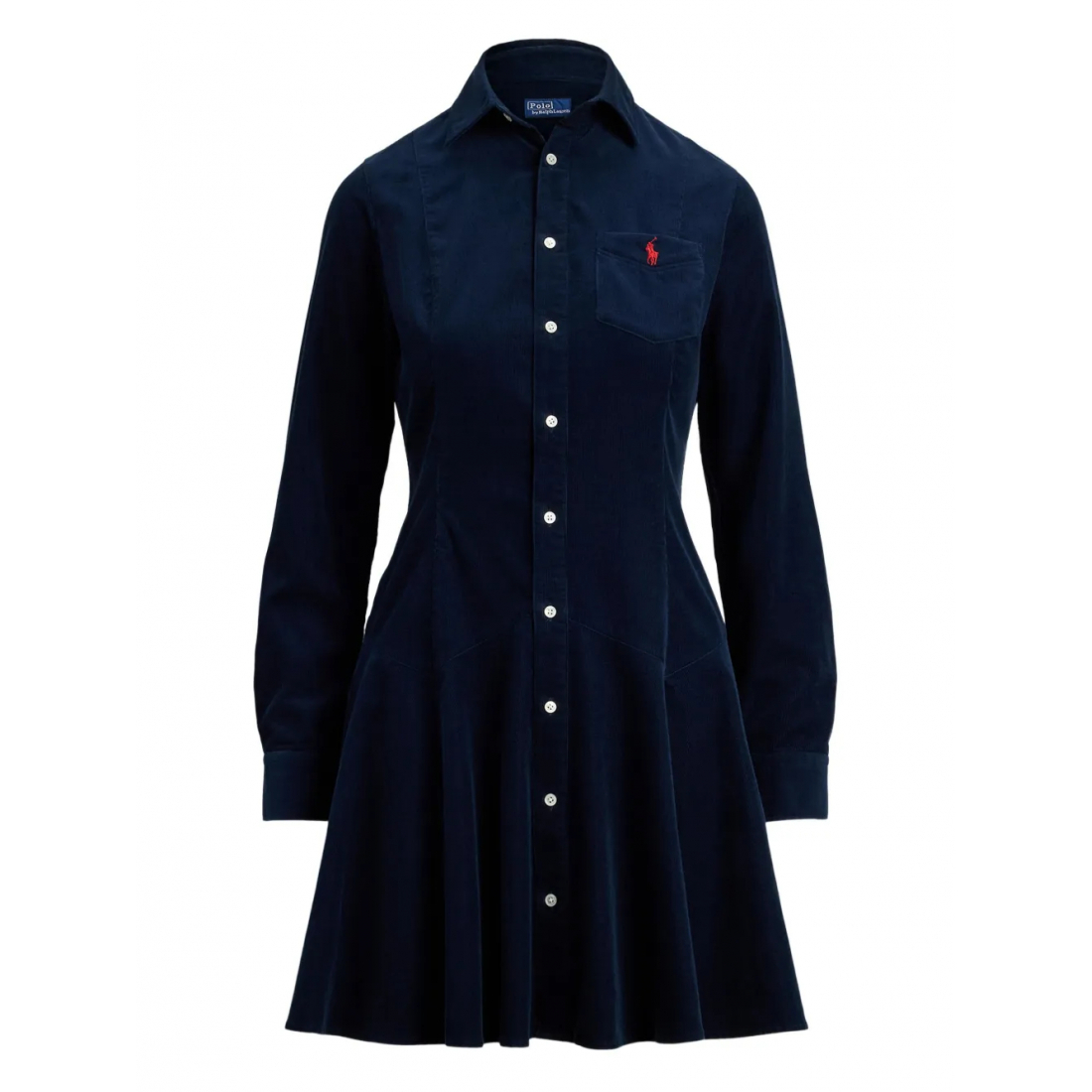 Women's 'Corduroy Shirt' Mini Dress