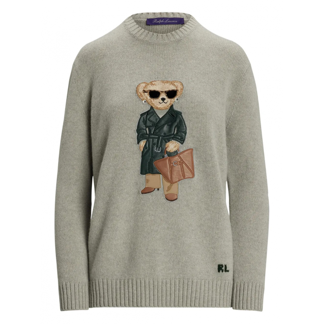 Pull 'Bear-Motif Knitted' pour Femmes